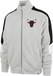47 Chicago Bulls Mens Grey City Edition Shootout Track Jacket