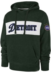 47 Detroit Pistons Mens Green City Edition Dubs Up Chest Pass Fashion Hood