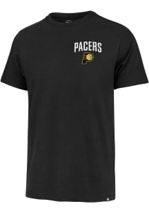 47 Indiana Pacers Black City Edition Backer Franklin Short Sleeve Fashion T Shirt