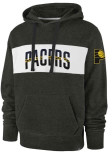 47 Indiana Pacers Mens Black City Edition Dubs Up Chest Pass Fashion Hood