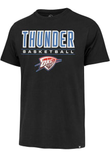 47 Oklahoma City Thunder Black City Edition Freestyle Franklin Short Sleeve Fashion T Shirt