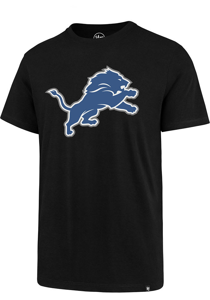 Nike Detroit Lions Black Primary Logo T-Shirt