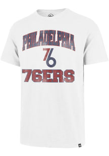47 Philadelphia 76ers White City Edition Color Flip Scrum Short Sleeve Fashion T Shirt