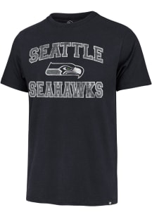 47 Seattle Seahawks Navy Blue Franklin Short Sleeve Fashion T Shirt