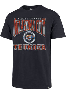 47 Oklahoma City Thunder Navy Blue All Out Scrum Short Sleeve Fashion T Shirt