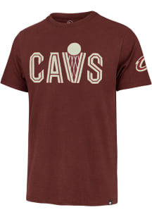 47 Cleveland Cavaliers Maroon Franklin Fieldhouse Short Sleeve Fashion T Shirt
