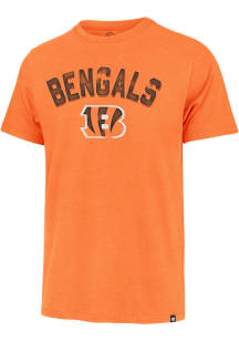 47 Cincinnati Bengals Orange ALL ARCH FRANKLIN Short Sleeve Fashion T Shirt
