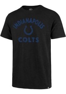 47 Indianapolis Colts Black DOUBLE BACK SCRUM Short Sleeve Fashion T Shirt