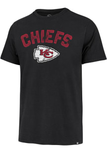 47 Kansas City Chiefs Black ALL ARCH FRANKLIN Short Sleeve Fashion T Shirt