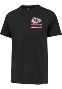 47 Kansas City Chiefs Black OPEN FIELD FRANKLIN Short Sleeve Fashion T Shirt