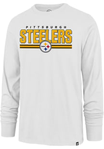 47 Pittsburgh Steelers White EDGE BLITZ SUPER RIVAL Long Sleeve T Shirt