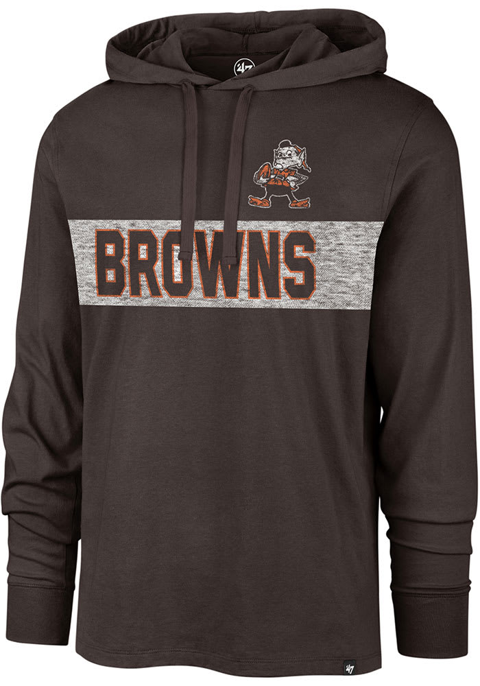 47 Cleveland Browns Mens Brown FIELD FRANKLIN Fashion Hood