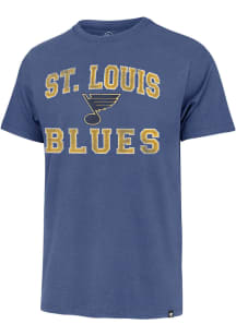 47 St Louis Blues Blue Union Arch Franklin Short Sleeve Fashion T Shirt