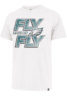 47 Philadelphia Eagles White Regional Franklin Short Sleeve Fashion T Shirt