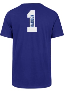 James Harden Philadelphia 76ers Blue MVP Super Rival Short Sleeve Player T Shirt