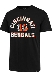 47 Cincinnati Bengals Black Pro Arch Super Rival Short Sleeve T Shirt