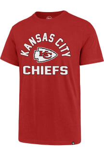 47 Kansas City Chiefs Red Pro Arch Super Rival Short Sleeve T Shirt