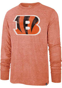 47 Cincinnati Bengals Orange Imprint Match Long Sleeve Fashion T Shirt