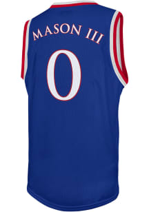 Frank Mason  Original Retro Brand Kansas Jayhawks Youth Replica Blue Basketball Jersey