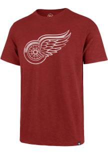 47 Detroit Red Wings Red Grit Scrum Short Sleeve Fashion T Shirt