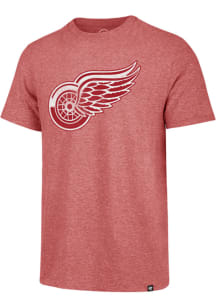 47 Detroit Red Wings Red Imprint Match Short Sleeve Fashion T Shirt
