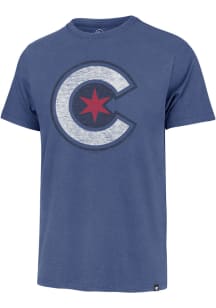 47 Chicago Cubs Blue Premier Franklin Short Sleeve Fashion T Shirt