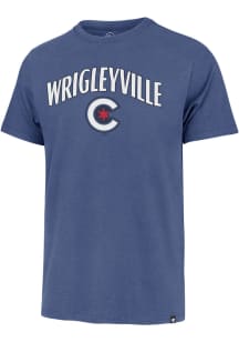 47 Chicago Cubs Blue Pregame Franklin Short Sleeve Fashion T Shirt