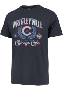 47 Chicago Cubs Navy Blue Elements Franklin Short Sleeve Fashion T Shirt