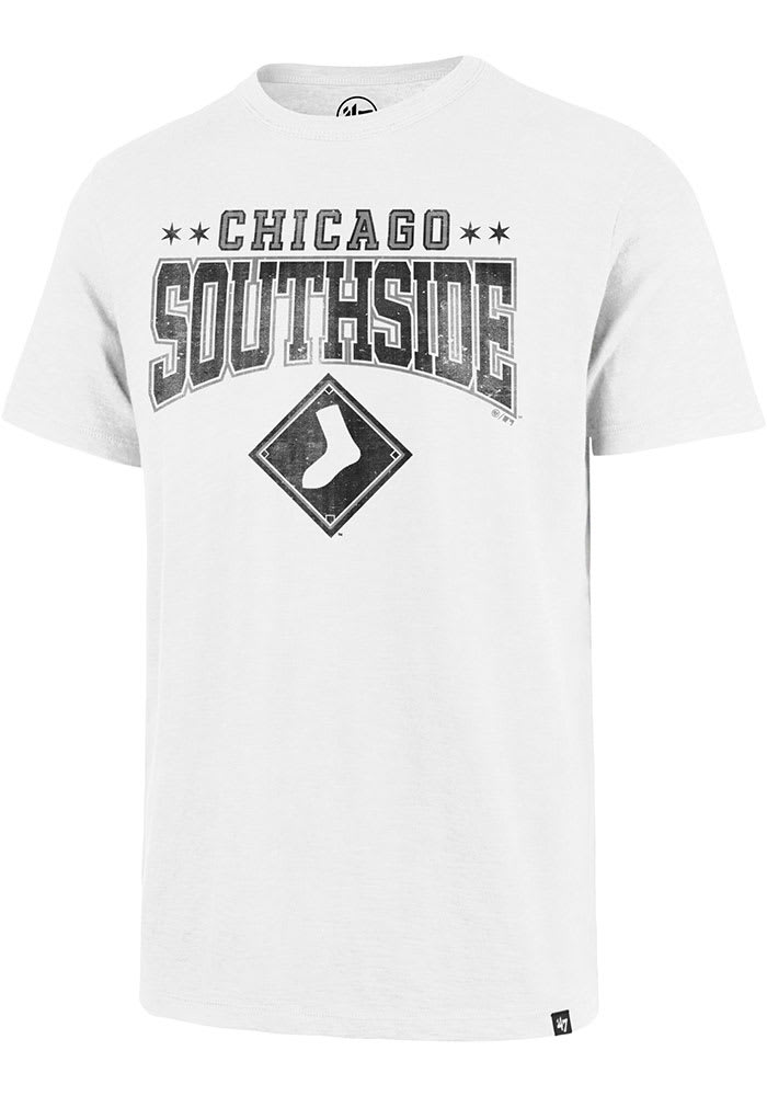 47 Chicago White Sox White Arch Scrum Short Sleeve Fashion T Shirt