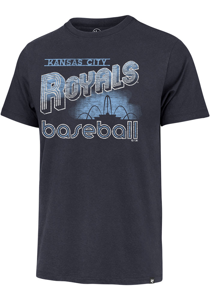 47 Kansas City Royals Navy Blue Elements Franklin Short Sleeve Fashion T Shirt
