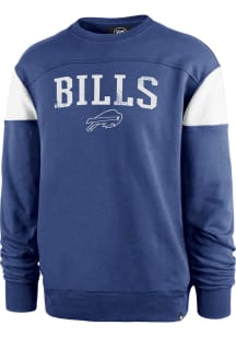 47 Buffalo Bills Mens Blue Groundbreak Onset Long Sleeve Fashion Sweatshirt