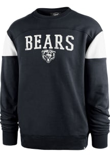47 Chicago Bears Mens Navy Blue Groundbreak Onset Long Sleeve Fashion Sweatshirt