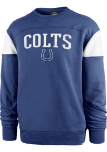 47 Indianapolis Colts Mens Blue Groundbreak Onset Long Sleeve Fashion Sweatshirt