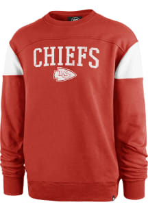 47 Kansas City Chiefs Mens Red Groundbreak Onset Long Sleeve Fashion Sweatshirt