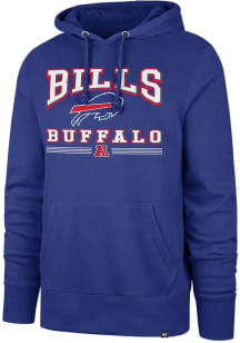 47 Buffalo Bills Mens Blue Packed House Headline Long Sleeve Hoodie