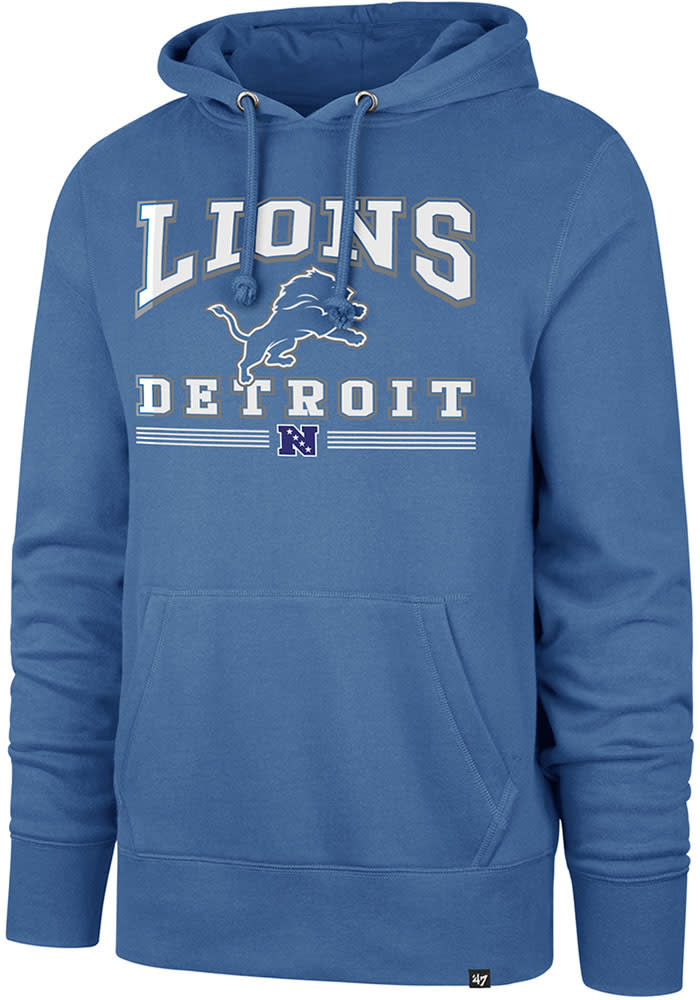 47 Detroit Lions Packed House Headline Hoodie - Blue