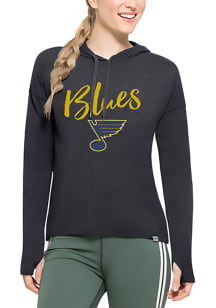 47 St Louis Blues Womens Navy Blue Energy Lite Hooded Sweatshirt