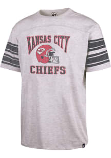 47 Kansas City Chiefs Grey Arena Arch Holyoke Short Sleeve Fashion T Shirt