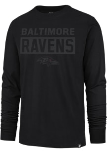 47 Baltimore Ravens Black Iced Framework Franklin Long Sleeve Fashion T Shirt