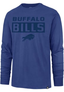 47 Buffalo Bills Blue Iced Framework Franklin Long Sleeve Fashion T Shirt