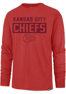 47 Kansas City Chiefs Red Iced Framework Franklin Long Sleeve Fashion T Shirt