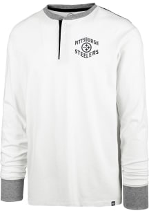 47 Pittsburgh Steelers White Pats Peek Long Sleeve Fashion T Shirt