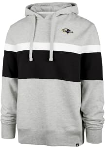 47 Baltimore Ravens Mens Grey Warren Fashion Hood