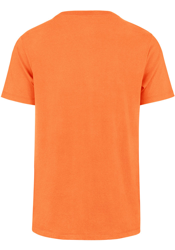 47 Cincinnati Bengals Orange STRIPE THRU FRANKLIN Short Sleeve Fashion T Shirt