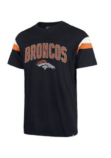 47 Denver Broncos Navy Blue Coverall Bleecker Short Sleeve Fashion T Shirt