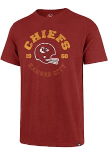47 Kansas City Chiefs Red Top Off Scrum Short Sleeve Fashion T Shirt