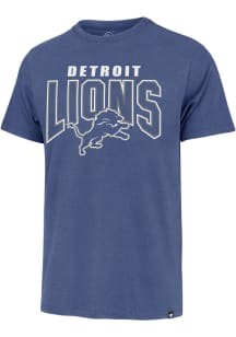47 Detroit Lions Blue Restart Franklin Short Sleeve Fashion T Shirt