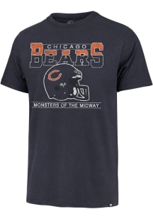 47 Chicago Bears Navy Blue Time Lock Franklin Short Sleeve Fashion T Shirt