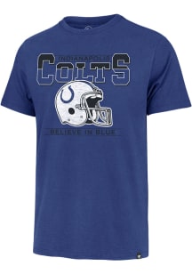 47 Indianapolis Colts Blue Time Lock Franklin Short Sleeve Fashion T Shirt