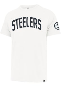47 Pittsburgh Steelers White Namesake Fieldhouse Short Sleeve Fashion T Shirt